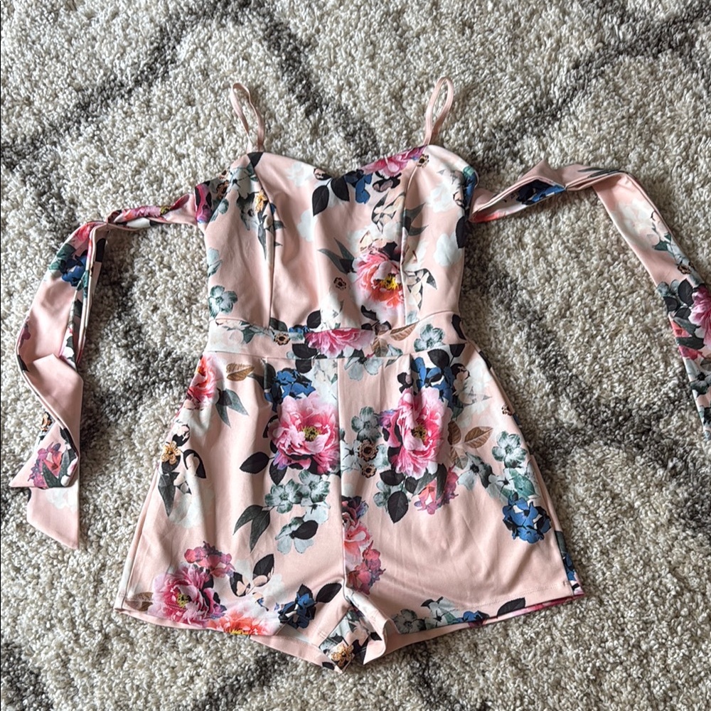 Pink and Blue Floral One Piece, Venus
